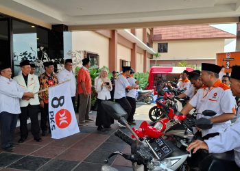 PKS Kabupaten Malang Launching Motor Campaign untuk Menangkan Abah Gunawan dan Dokter Umar