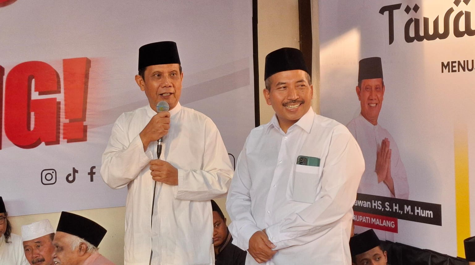 Calon Bupati dan Wakil Bupati Malang nomor urut 2