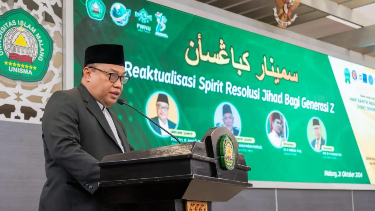 Rektor Unisma pada peringatan Hari Santri Nasional 2024