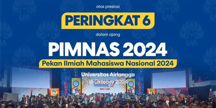 Deretan 10 kampus terbaik di ajang Pimnas 2024 dimana dua diantaranya dari Kota Malang. /Foto: Tangkapan layar Instagram @universitasnegerimalang.