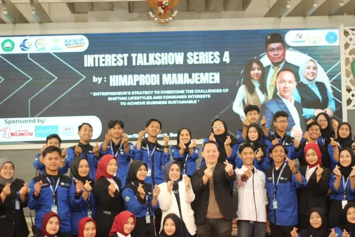 Acara In-Talk series oleh HMJM FEB Unisma. Foto/dok Unisma