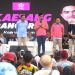 Ketua Umum PSI, Kaesang Pangarep didampingi Wahyu-Ali berbaur dan menyapa masyarakat di acara Pesta Rakyat Kota Malang. (Foto/dok.)