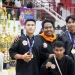 Dua pesilat ITN Malang keluar sebagai juara di ajang kejuaraan pencak silat. Foto/dok ITN Malang