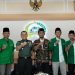 Ansor Kota Malang jalin silaturahmi dengan Kodim 0833 Kota Malang sebagai bentuk komitmen menjaga keutuhan NKRI. /Foto: Ansor Kota Malang for Tugumalang.id