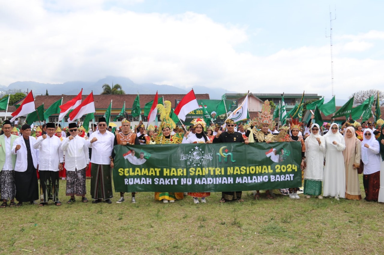Foto bersama usai upacara Hari Santri Nasional. Foto: Pemkab Malang
