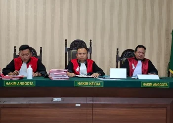 Tak ikut cuti, hakim PN Kepanjen tetap menggelar sidang. Foto: Aisyah Nawangsari Putri
