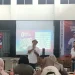 Calon Wali Kota Malang, Sam HC (Heri Cahyono) bersama wakilnya Ganis Rumpoko menyampaikan komitmen anti korupsi. (Foto/M Sholeh)