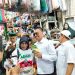 Abah Anton dan Dimyati Ayatulloh saat berkunjung ke Pasar Besar Kota Malang. (Foto/dok.)