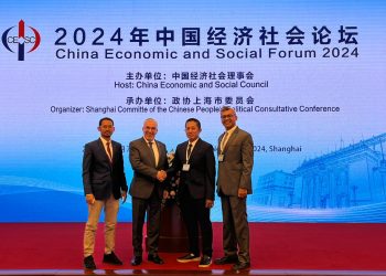 Ketua Umum GP Ansor, Addin Jauharudin, menghadiri China Economic and Social Forum 2024. Foto/dok
