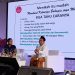 Kiai Thoha Abrori memberi nasihat tentang membangun keluarga yang sakinah di acara talkshow Islamic Business Exhibition 2024./Foto: Tugumalang.id/Bagus Rachmad Saputra