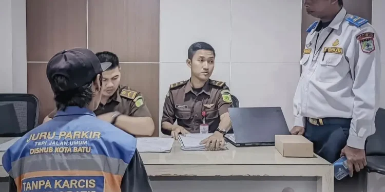 Sidang jukir nakal di Kota Batu. Foto: Dishub Kota Batu