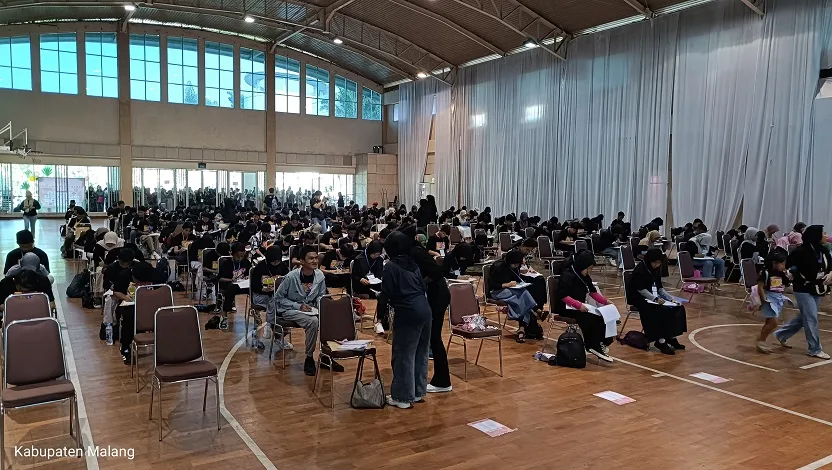 Suasana pelaksanaan babak final provinsi KMSI 2024 di Universitas Ma Chung berlangsung sukses. Foto / dok