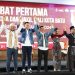 Ketiga paslon di Paslon Pilkada Kota Batu saat debat perdana. Foto: Azmy