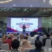 Ketua IIBF DPD Kota Malang, Odea Putranto memberikan sambutan dalam pembukaan Islamic Business Exhibition 2024. (Foto/M Sholeh)