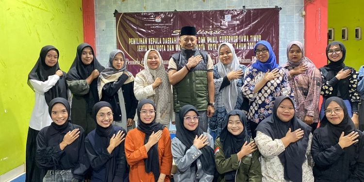 KOPRI PC PMII Kota Malang dan KPU Kota Malang. Foto/dok