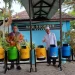 Tim pengabdian kepada masyarakat ITN Malang menggaungkan peduli sampah di lingkungan sekolah. (Foto/dok. ITN Malang)