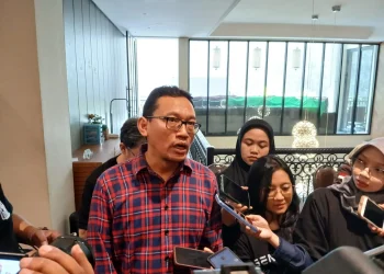 Koordinator Humas dan Media Badan Pengawan Pemilihan Umum (Bawaslu) RI, Ahmad Ali Imron saat berada di Kota Malang (M Sholeh)