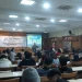 Satgas PPKS STIE Malangkucecwara mengencarkan sosialisasi bahaya HIV dan inveksi menular seksual. (Foto/M Sholeh)