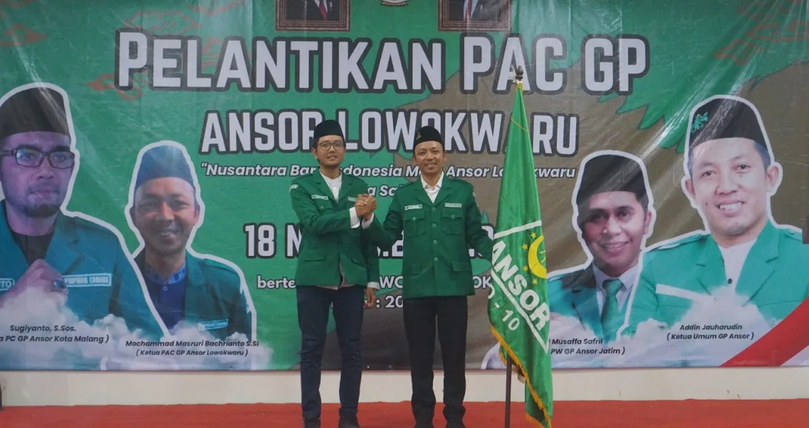 Pelantikan PAC GP Ansor Lowokwaru