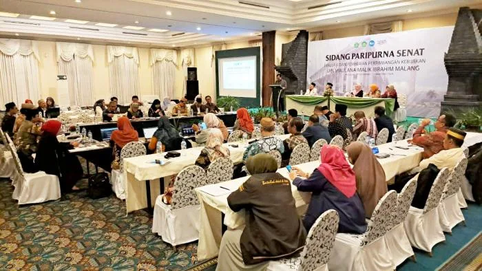 Suasana sidang paripurna senat UIN Malang./Foto: Dok. UIN Malang.