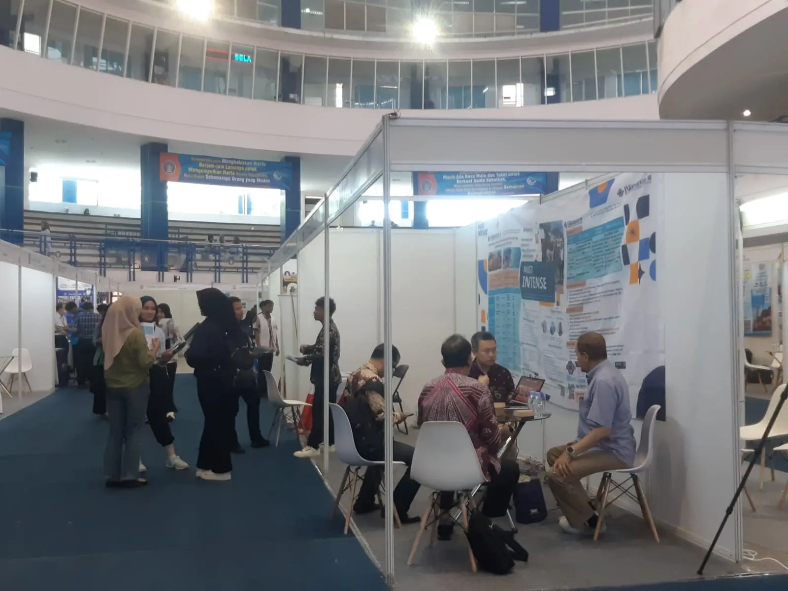 Pameran pendidikan perguruan tinggi nasional dan internasional. (Foto/M Sholeh)