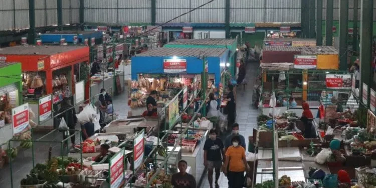 Ilustrasi, Pasar Oro Oro Dowo Kota Malang. (Foto/Rubianto)