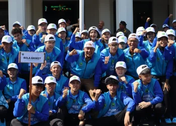 Pelepasan kontingen Kota Malang menuju ajang POPDA-PEPARPEDA Jatim. (Foto/dok. Prokopim Setda Kota Malang)