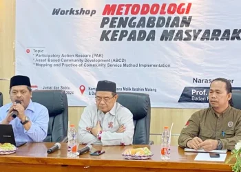 LP2M UIN Malang gelar workshop tingkatkan kualitas pengabdian masyarakat dosen UIN Malang./Foto: Dok.UIN Malang