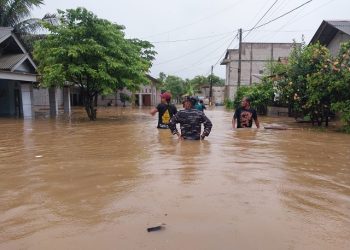 Banjir di Desa Tambakrejo, Kecamatan Sumbermanjing Wetan. Foto: BDBD Kabupaten Malang