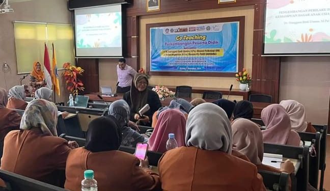 Kolaborasi bersama Unikama, dosen Fakultas Psikologi UM bahas pentingnya pemahaman holistik perkembangan anak./Foto: Dok. Fakultas Psikologi UM.