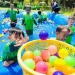 Keseruan siswa-siswi PAUD IT Insan Permata  Malang bermain games dalam kegiatan Kemah Ceria. (Foto: Dok.)