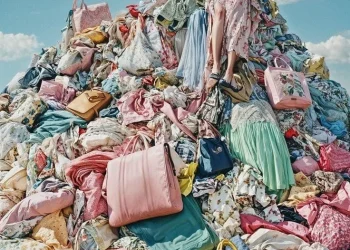 Limbah produk fast fashion. Foto/pinterest