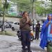 Petani eks Perkebunan Kalibakar demo di depan Gedung DPRD Kabupaten Malang. Foto: Aisyah Nawangsari Putri