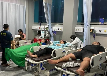 Villa di Kota Batu roboh memakan 6 korban wisatawan luka-luka, termasuk Messi. Foto: BPBD Kota Batu