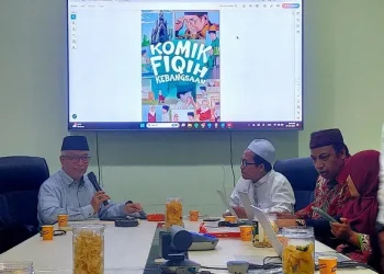 Sarasehan dan launching Komik Fiqih Kebangsaan di Kantor PCNU Kota Malang. Foto/dok for TM