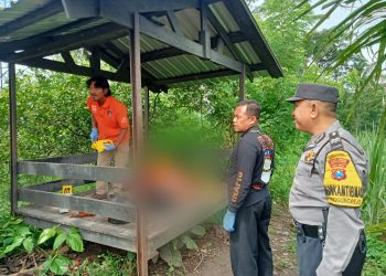 Mayat perempuan ditemukan di sebuah gubuk di Desa Jenggolo, Kecamatan Kepanjen. Foto: Polres Malang