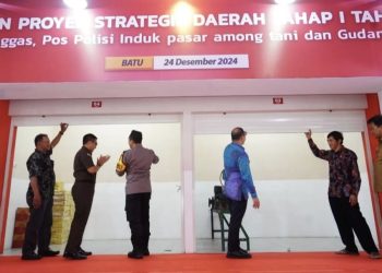 Peresmian proyek strategis daerah di Kota Batu. Foto: Prokopim KWB