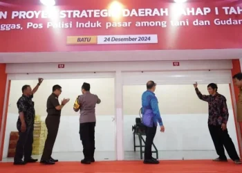 Peresmian proyek strategis daerah di Kota Batu. Foto: Prokopim KWB
