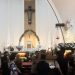 Kapolresta Malang Kota, Kombes Pol Nanang Haryono bersama Forkopimda memantau Gereja Katedral Paroki Santa Perawan Maria Jalan Ijen. (Foto/M Sholeh)