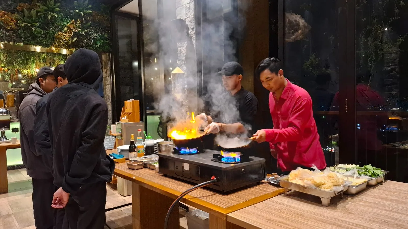 atraksi live cooking