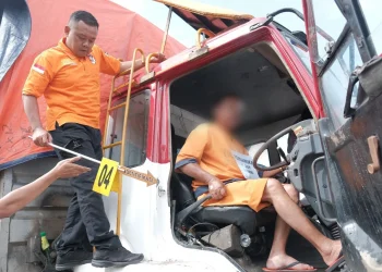 Pra rekonstruksi kecelakaan di tol Pandaan-Malang