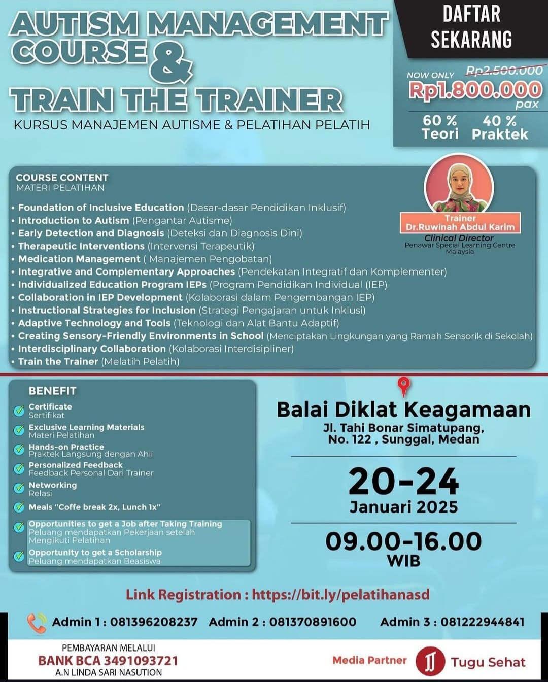 event Autism Management Course and Train
