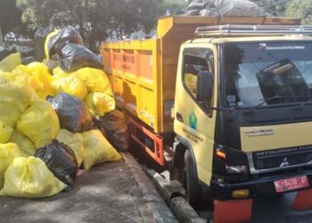 Ilustrasi tumpukan sampah pasca kegiatan besar di Kota Malang. (Foto/dok. Tugumalang.id)
