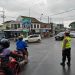 Kepadatan arus lalu lintas yang di Simpang Pendem Kota Batu. Foto: Azmy
