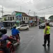 Kepadatan arus lalu lintas yang di Simpang Pendem Kota Batu. Foto: Azmy