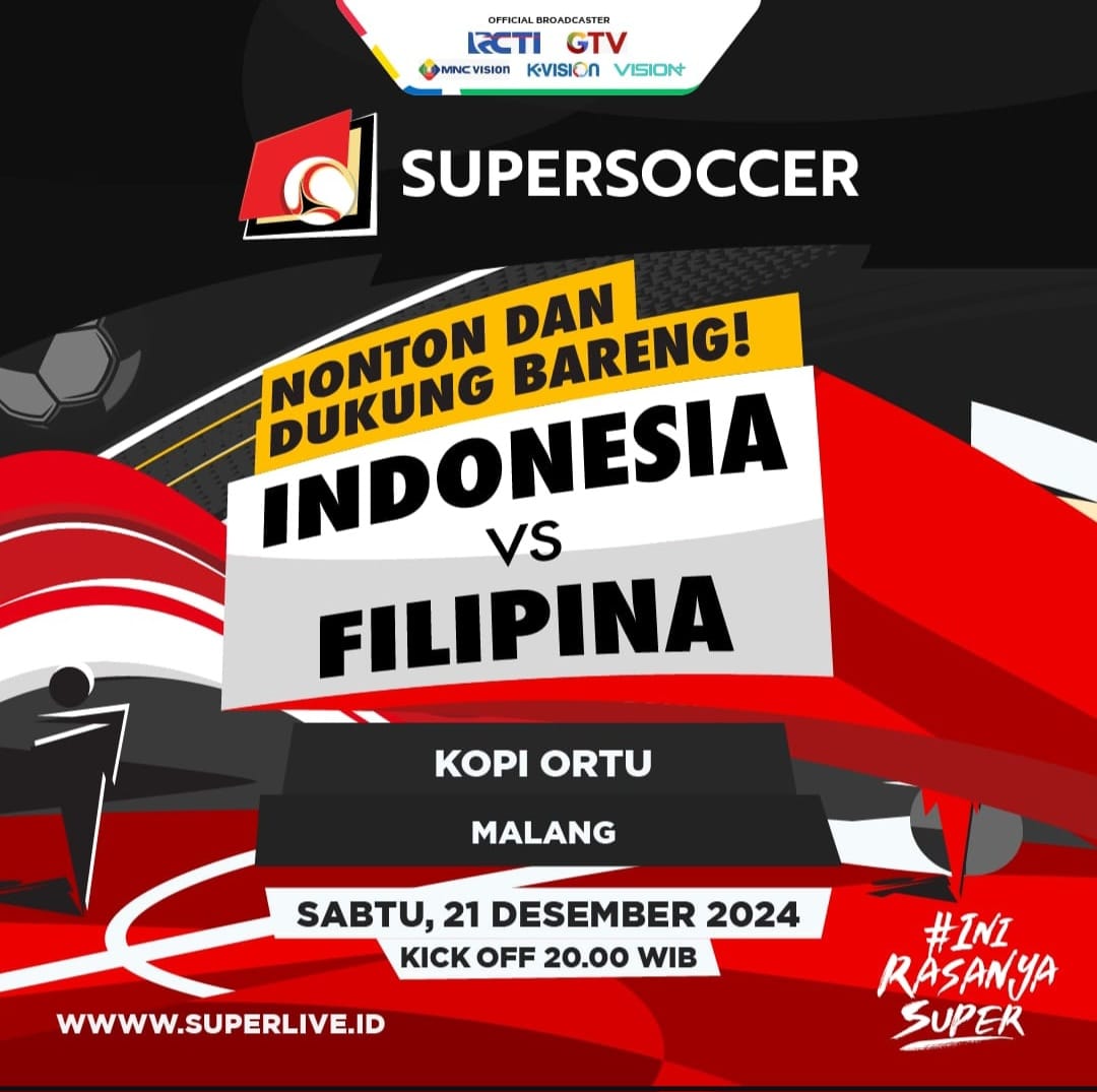 Flyer nobar Timnas Indonesia vs Filipina di Kopi Ortu./Foto: Instagram @kopiortu.
