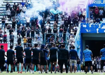 Lokasi nobar laga Derby Jawa Timur Persebaya vs Arema FC di Malang. /Foto: Instagram @aremafcofficial.