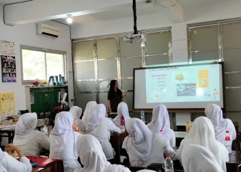 Fakultas Psikologi UM gelar penyuluhan kontrol diri untuk mencegah penyalahgunaan narkoba di kalangan siswa. /Foto: Dok. Fakultas Psikologi UM