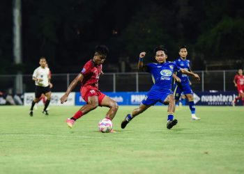 NZR Sumbersari tahan imbang Persiba Balikpapan 1-1 dalam laga PNM Liga Nusantara 2024/2025, Kamis (9/1/2025). /Foto: Media Officer NZR Sumbersari.