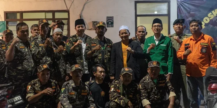 Barisan Ansor Serbaguna ataun Ansor sayang mengamanakan Natal dan Tahun Baru. Foto/dok